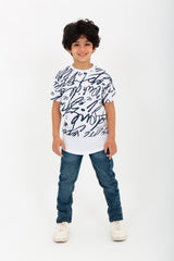 Boys' Half-Sleeve T-shirt Printed With A Comfortable Fit