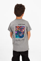 Boy's Graphic Print Short Sleeve T-Shirt