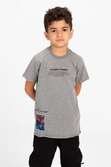 Boy's Graphic Print Short Sleeve T-Shirt