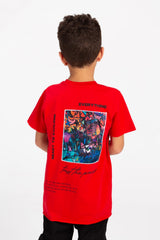 Boy's Graphic Print Short Sleeve T-Shirt