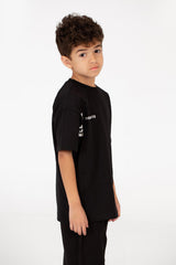 Boy's Half Sleeve Oversized Printed T-shirt