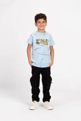 Milton Rounded Neck Printed T-Shirt