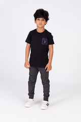 Boys Half Sleeve Printed T-shirt Made Of Cotton