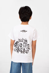 Boy's Tomato Printed Half Sleeve T-Shirt