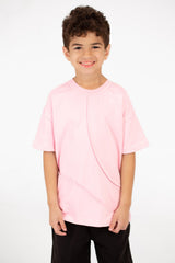 Boy's Modern Oversized Crew Neck T-shirt
