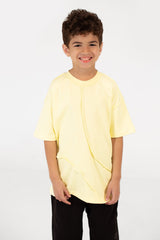 Boy's Modern Oversized Crew Neck T-shirt