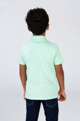 Boys Polo T-shirt With Tomato Print On The Front Pika Material