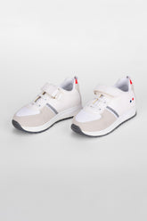 Boy's Lace Up & Chamois Running Shoes