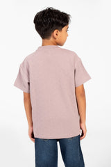 Boy's Short Sleeved T-shirt With Basic Details And A Modern High Quality Design