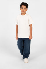 Boy's Short Sleeved T-shirt With Basic Details And A Modern High Quality Design