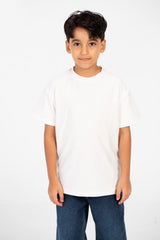 Boy's Short Sleeve Crew Neck T-Shirt In Everyday Basic Colors