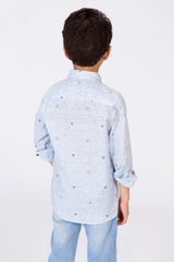 Boys Regular Fit Shirt With A Light Print