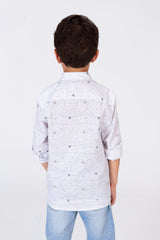 Boys Regular Fit Shirt With A Light Print
