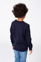 Boy's Jakar Pullover With Round Neck And Long Sleeves
