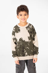 Boy's Jakar Round Neck Pullover In Modern Design