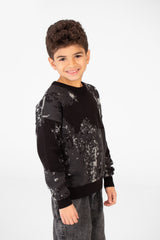 Boy's Jakar Round Neck Pullover In Modern Design