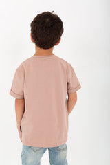 Boys Half-Sleeve T-shirt With Unique Cut