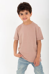 Boys Half-Sleeve T-shirt With Unique Cut