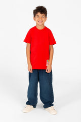 Boy's Basic Crew Neck T-Shirt