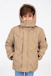 Boy's Waterproof Padded Long Sleeved Puffer Jacket