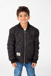 جاكيت مقاوم للماء للأولاد بجيوب أمامية وسحابات كاملة