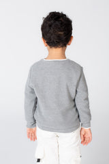 Boy's Basic Crew neck Made Of Soft Pullover