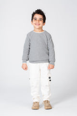 Boy's Basic Crew neck Made Of Soft Pullover