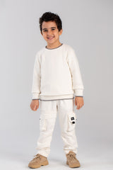 Boy's Basic Crew neck Made Of Soft Pullover
