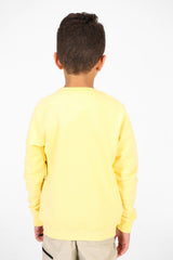 Boy's Crew Neck Sweatshirt With Graphic Print On The Front