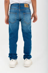 Boys Well Used Laser Jeans Pants With Distinctive Details