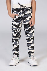 Boys Army Milton Sweatpants With Distinctive Side Pockets