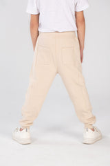 Boy's Slim Fit Sports Unique Cut Basic Baggy Sweatpants