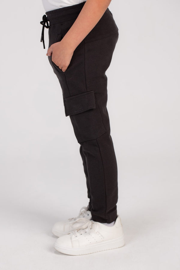 Boy's Slim Fit Unique Cut Basic Sports Baggy Sweatpants Versatile For Any Occasion