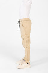 بنطال رياضي واسع بطبعة دائرية للأولاد بأكمام نصفية