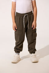 Boy's Oversize Sweatpants With Elastic Waistband And Side Pockets