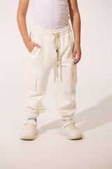 Boy's Oversize Sweatpants With Elastic Waistband And Side Pockets