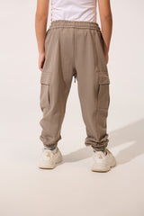 Boy's Oversize Sweatpants With Elastic Waistband And Side Pockets