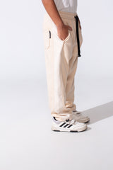 Boy's Tomato Sweatpants With Elastic Waistband And Drawstring