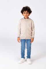 Boy's Crew Neck Long Sleeves Pullover Sweater