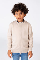 Boy's Crew Neck Long Sleeves Pullover Sweater