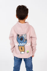 Boy's Hoodie With A Graphic Print And A Kangaroo Pocket On The Front