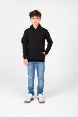 Boy's Hood Sweatshirt With Pocket On The Sleeves