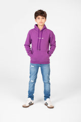 Boy's Melton Hoodie Sweatshirt With Kangaroo Pocket On The Front
