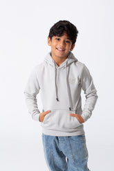 Boy's Slim Fit Hoodie Sweatshirt With A Front Kangaroo Pocket And Long Sleeves