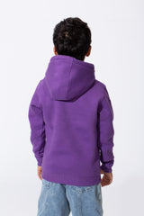 Boy's Slim Fit Hoodie Sweatshirt With A Front Kangaroo Pocket And Long Sleeves