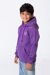 Boy's Slim Fit Hoodie Sweatshirt With A Front Kangaroo Pocket And Long Sleeves