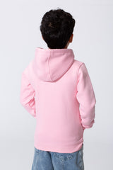 Boy's Slim Fit Hoodie Sweatshirt With A Front Kangaroo Pocket And Long Sleeves