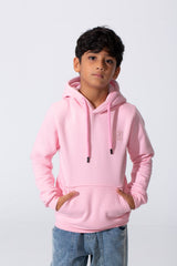 Boy's Slim Fit Hoodie Sweatshirt With A Front Kangaroo Pocket And Long Sleeves