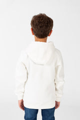 Boy's Sweatshirt With Hood And Print On The Front