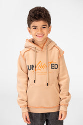 Boy's Milton Printed Hoodie Sweatshirt With A Modern Fit